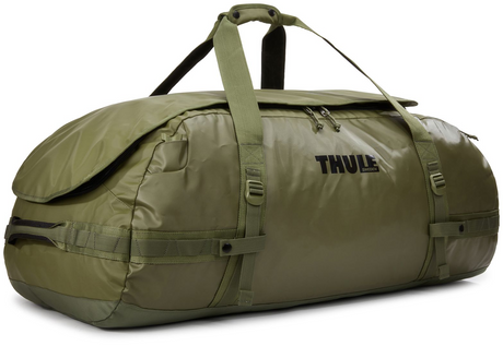 Thule Chasm 130L Duffel Travel Bag - Gloss Olivine (Convertible Outdoor Duffle Backpack)