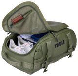 Thule Chasm 30L Duffel Overnight Bag Convertible Backpack Duffle in Olivine