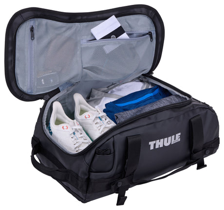 Thule Chasm 30L Duffel Overnight Bag Convertible Backpack Duffle in Black