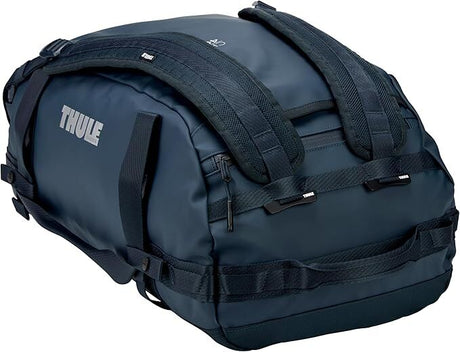 Thule Chasm 30L Duffel Overnight Travel Bag - Darkest Blue (Convertible Duffle Backpack)