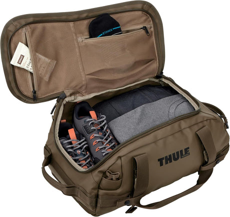 Thule Chasm 30L Duffel Overnight Travel Bag - Deep Khaki (Convertible Duffle Backpack)