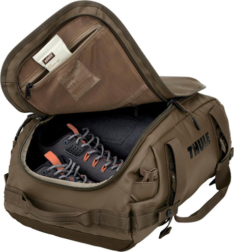 Thule Chasm 30L Duffel Overnight Travel Bag - Deep Khaki (Convertible Duffle Backpack)
