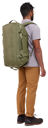 Thule Chasm 40L Duffel Overnight Bag Convertible Backpack Duffle in Olivine