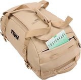 Thule Chasm 40L Duffel Bag Convertible Backpack Duffle in Gentle Biege