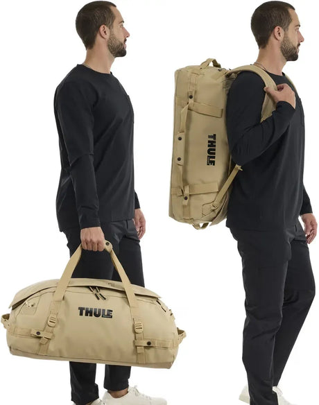 Thule Chasm 70L Duffel Travel Bag - Gentle Beige (Convertible Duffle Backpack)