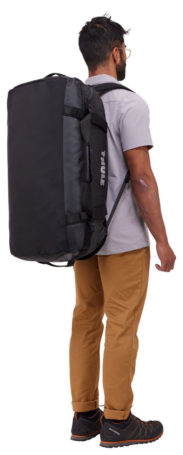Thule Chasm 70L Duffel Overnight Bag Convertible Backpack Duffle in Black
