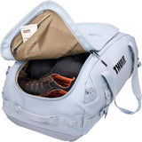 Thule Chasm 70L Duffel Overnight Bag Convertible Backpack Duffle in Soft Blue