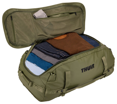 Thule Chasm 90L Duffle Travel Bag in Olivine