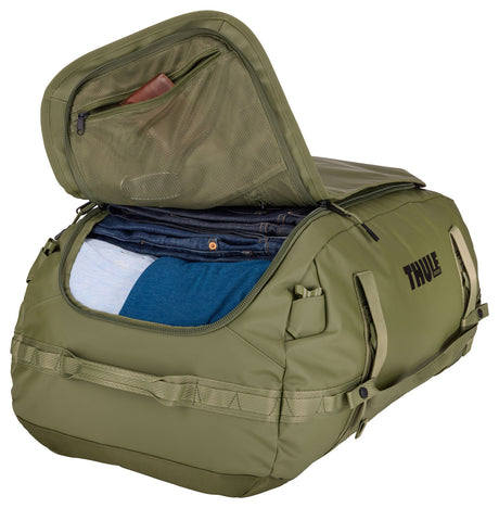 Thule Chasm 90L Duffle Travel Bag in Olivine