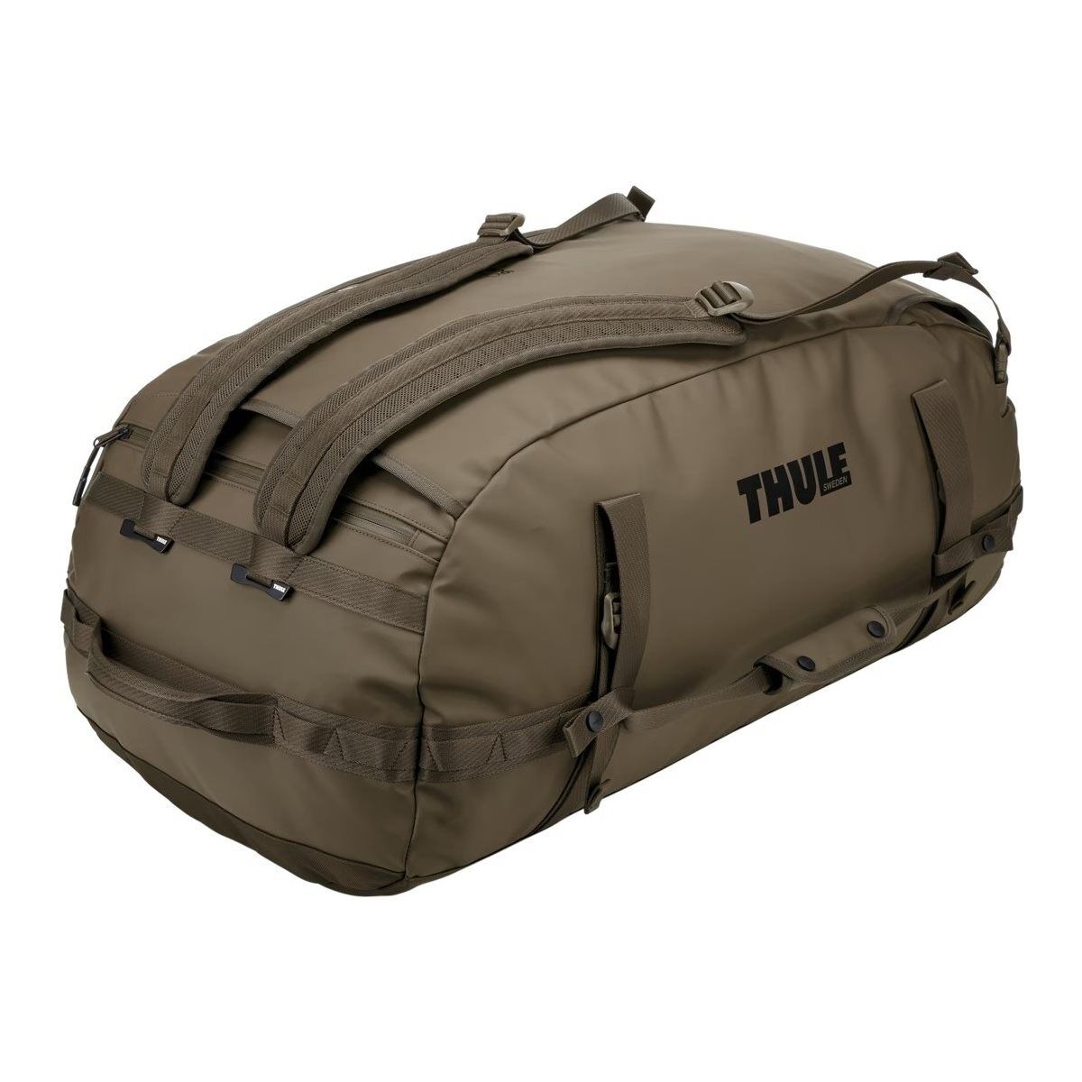 Thule Chasm 90L Duffle Travel Backpack Bag Extra Large in Deep Khaki