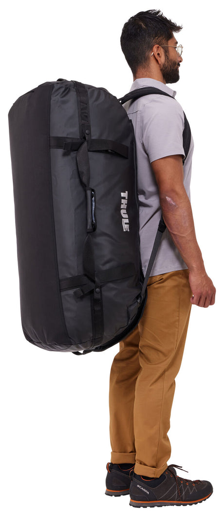 Thule Chasm 130L Duffel Overnight Bag Convertible Backpack Duffle in Black