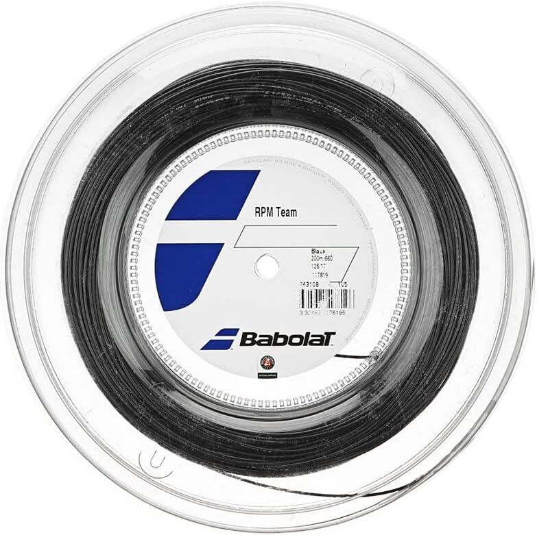 Babolat RPM Team 1.25/17 Gauge Tennis String Reel Spool - 200m (Made in France) - Carlos Alcaraz