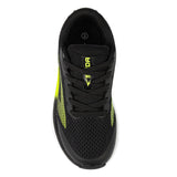 Sfida Tempo Boys Lace Up Runners - Black/Lime (Kids Sneakers/Shoes)