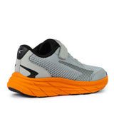 Sfida Tempo Boys V Strap Runners - Grey/Orange (Kids Sneakers/Shoes)