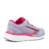 Sfida Tempo Girls V Strap Runners - Lilac/Fuchsia (Kids Sneakers/Shoes)