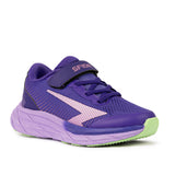 Sfida Tempo Girls V Strap Runners - Purple (Kids Sneakers/Shoes)