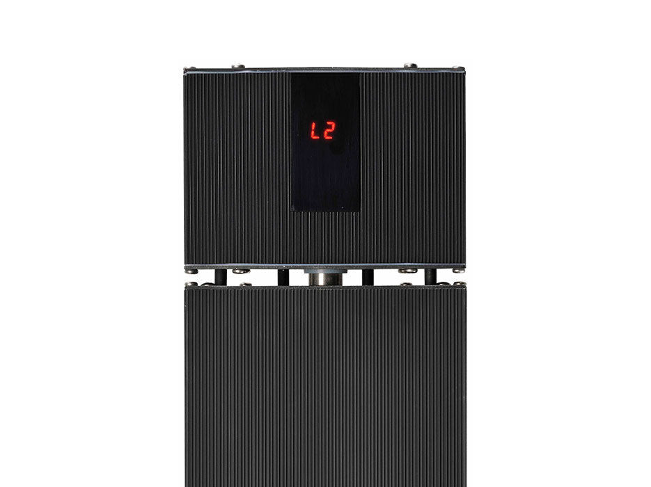 Heatstrip Radiant Slimline Electric Indoor/Outdoor Patio Alfresco Heater Black 2200W w/Remote