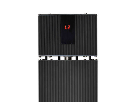 Heatstrip Radiant Slimline Electric Indoor/Outdoor Patio Alfresco Heater Black 2200W w/Remote