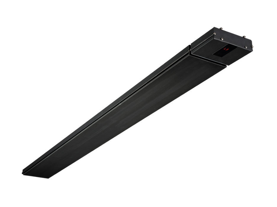 Heatstrip Radiant Slimline Electric Indoor/Outdoor Heater Black 2200W w/Remote