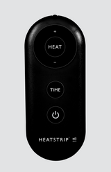 Heatstrip Radiant Slimline Electric Indoor/Outdoor Patio Alfresco Heater 2200W - Black/Chrome