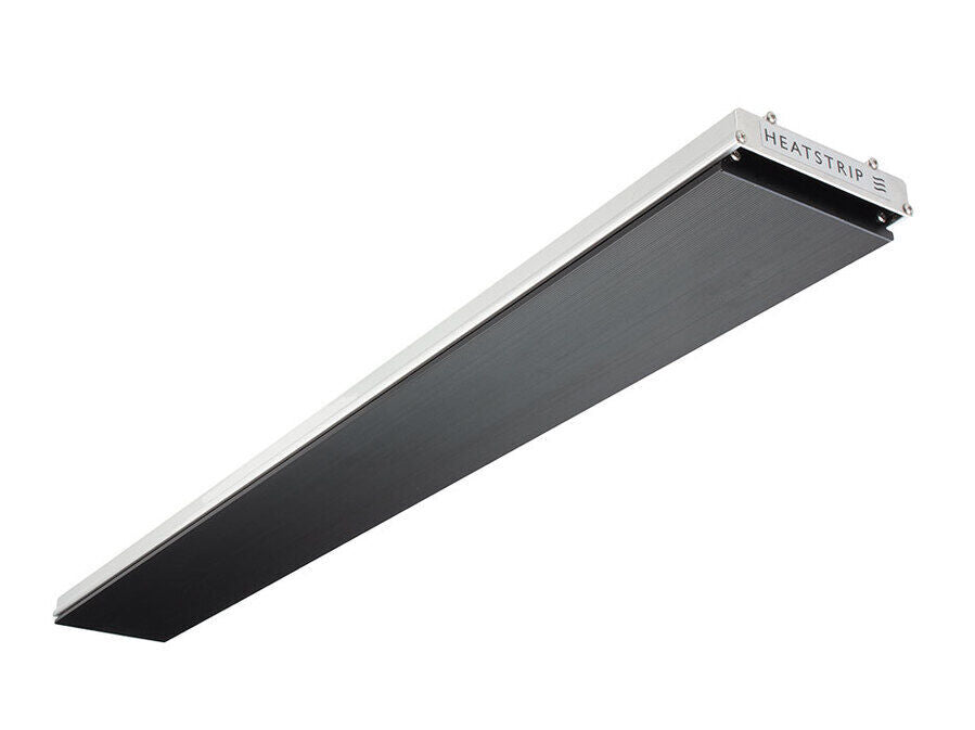 Heatstrip Radiant Slimline Electric Indoor/Outdoor Patio Alfresco Heater 2200W - Black/Chrome