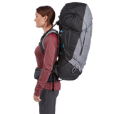 Thule 75L Womens Guidepost Backpack Bag w/ Adjustable Suspension in Monument Grey