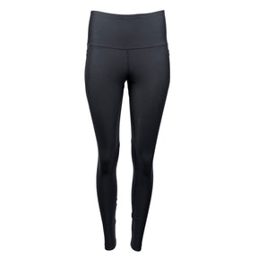Sfida The Go Thermal Womens Fleece Lined Phone Pocket Leggings - Black (Winter Activewear) - BLACK
