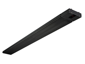 Heatstrip Classic Slimline 2400W Electric Radiant Heater w/ Remote in Black