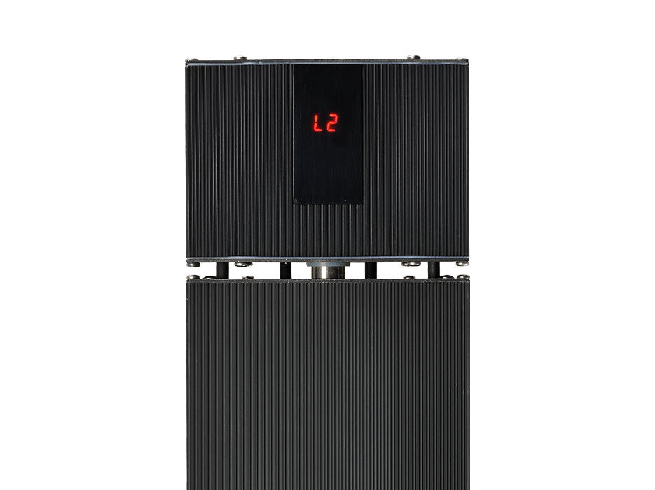 Heatstrip Classic Slimline 2400W Electric Radiant Heater w/ Remote in Black
