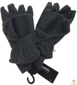 3M THINSULATE Polar Fleece Fingerless Gloves Insulated Lining Snow Ski - Charcoal Grey