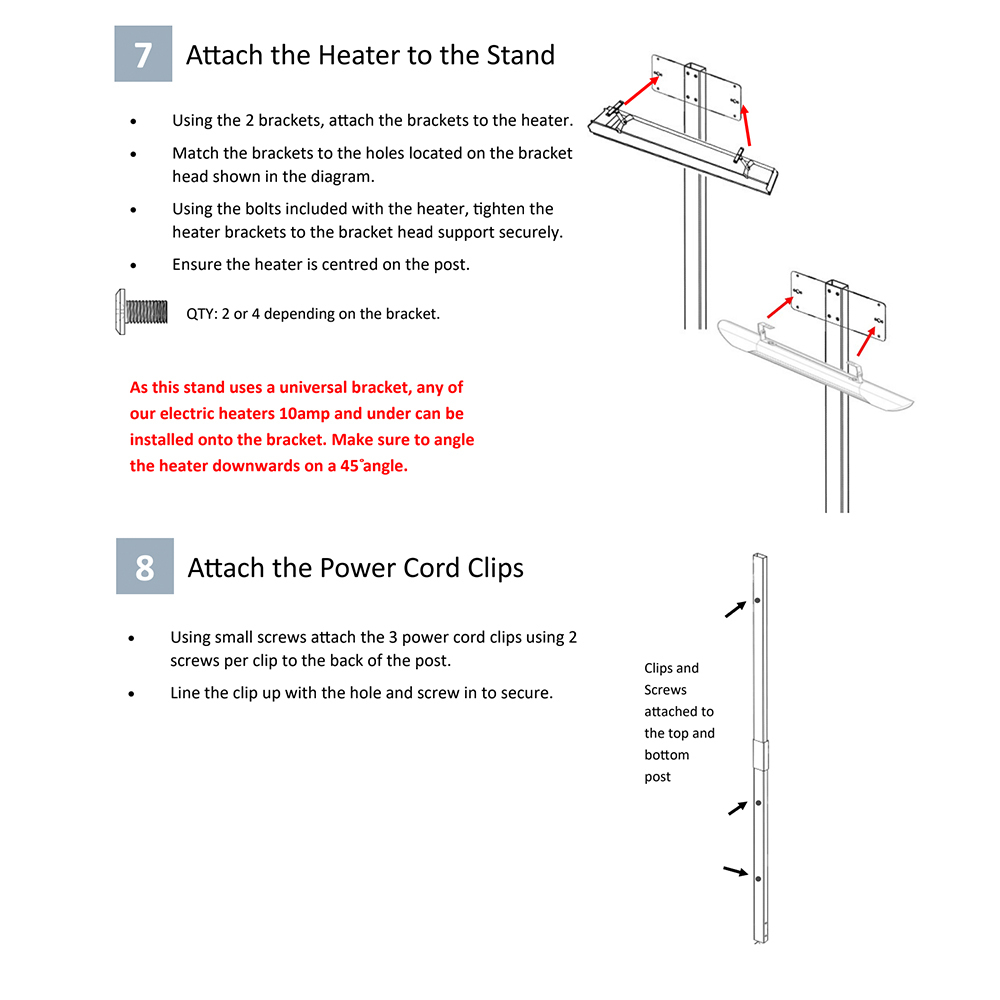 Heatstrip Universal Stand for Heatstrip Alfresco / Patio Heaters