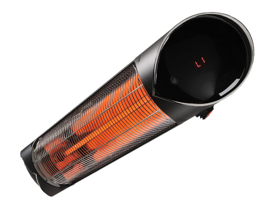 Heatstrip Nano 2000W Electric Infrared Radiant Heater w/ Wall/Ceiling Mounting Brackets