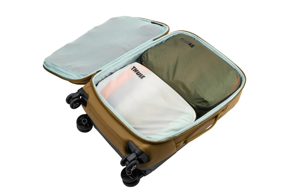 2x THULE Packing Cube Set Compression Travel Storage Bags Duo in Green - (S & M)