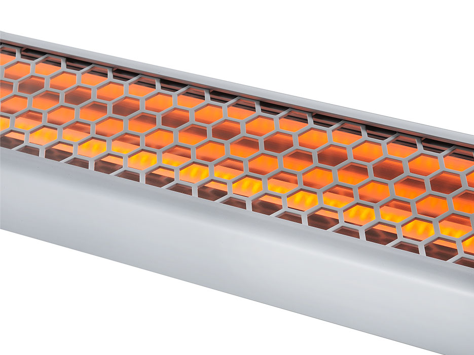 Heatstrip Intense 2200W Electric Infrared Radiant Heater - Intense White (Wall/Ceiling Mounted)