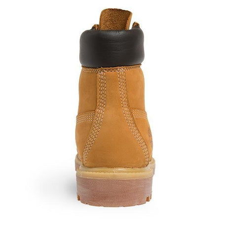 TIMBERLAND Mens 6-inch Premium Waterproof Boots Original Yellow Shoes - Wheat Nubuck - Wheat Nubuck