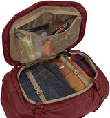Thule Landmark Womens 60L Travel Adventure Backpack w/ 20L Daypack - Dark Bordeaux Red