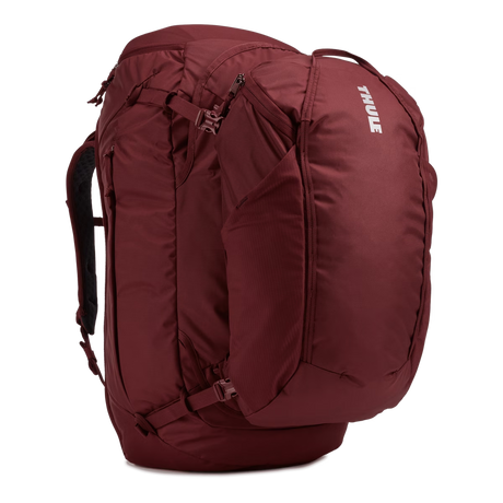Thule Landmark Womens 60L Travel Adventure Backpack w/ 20L Daypack - Dark Bordeaux Red