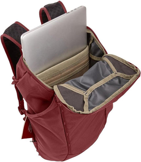 Thule Landmark Womens 60L Travel Adventure Backpack w/ 20L Daypack - Dark Bordeaux Red