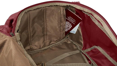 Thule Landmark Womens 60L Travel Adventure Backpack w/ 20L Daypack - Dark Bordeaux Red