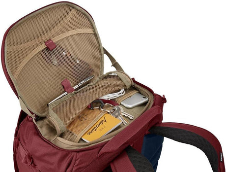 Thule Landmark Womens 60L Travel Adventure Backpack w/ 20L Daypack - Dark Bordeaux Red
