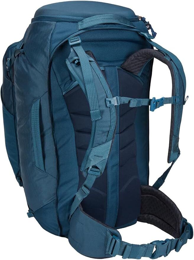 Thule Landmark Womens 70L Travel Adventure Backpack w/ 20L Daypack - Majolica Blue