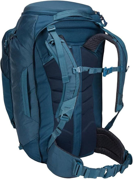 Thule Landmark Womens 70L Travel Adventure Backpack w/ 20L Daypack - Majolica Blue