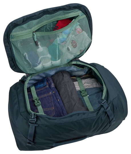THULE Landmark 60L Travel Backpack w/ 20L Daypack & Laptop Sleeve in Darkest Blue