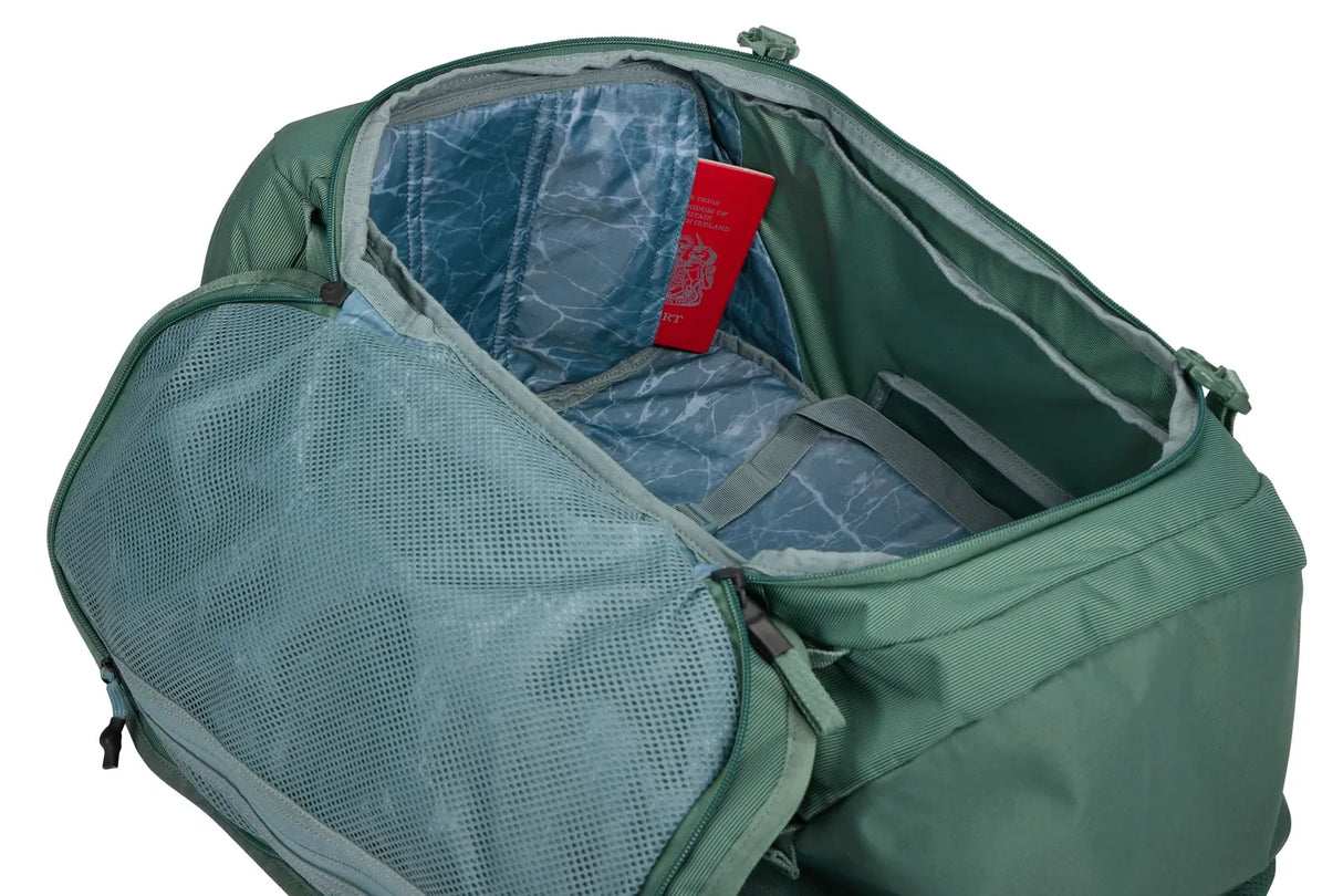 THULE Landmark 60L Travel Backpack w/ 20L Daypack & Laptop Sleeve in Hazy Green