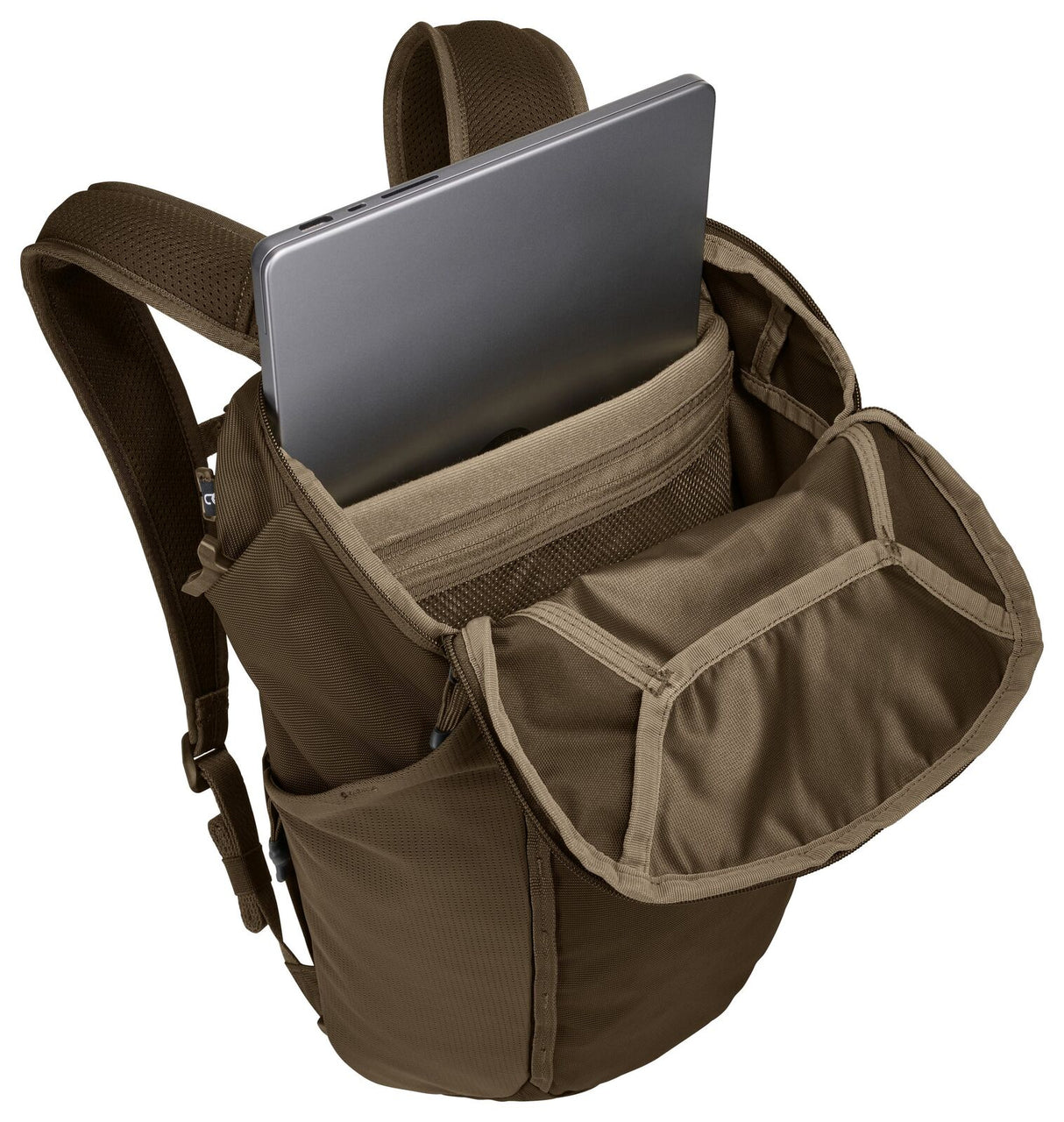 THULE Landmark 60L Travel Backpack w/ 20L Daypack & Laptop Sleeve in Deep Khaki