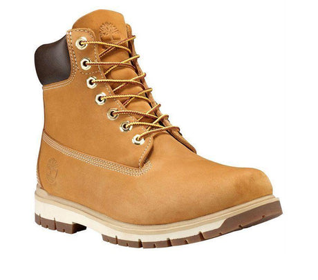 TIMBERLAND Mens Radford 6" Classic Leather Boots Waterproof Shoes Lace Up - Wheat Nubuck