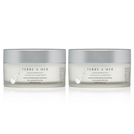 2x TERRE A MER Amino Acid/Argan Oil Repair Hair Mask Treatment Cream - Intensive Treatment (200ml)
