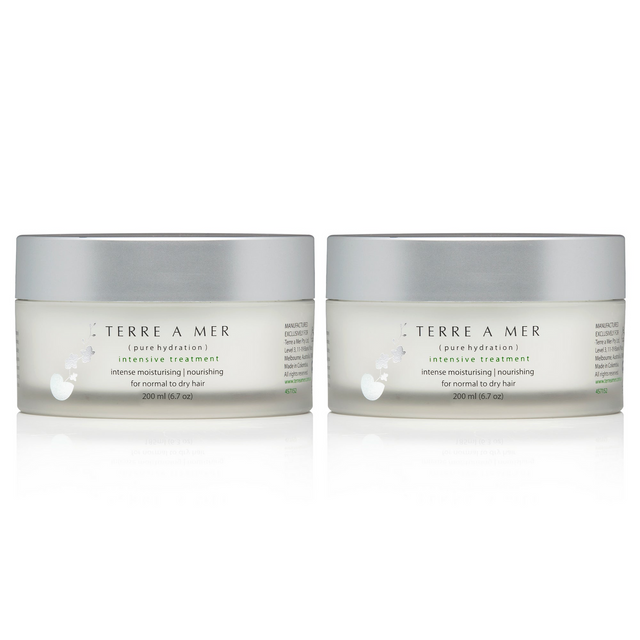 2x TERRE A MER Amino Acid/Argan Oil Repair Hair Mask Treatment Cream - Intensive Treatment (200ml)