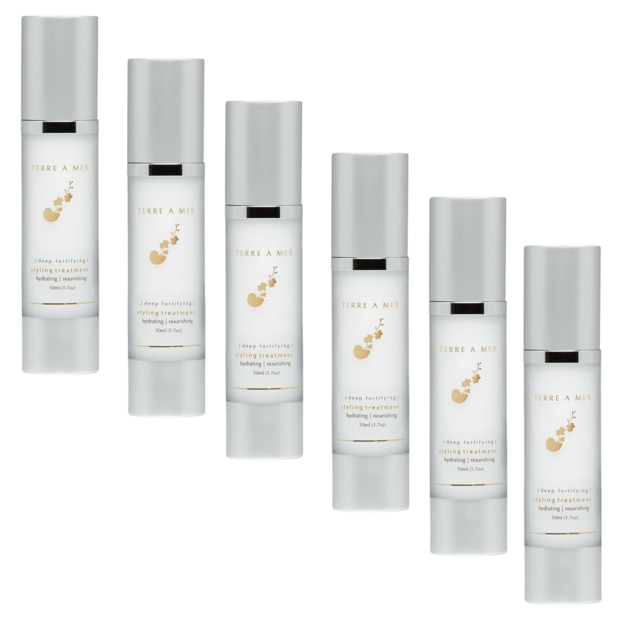 6x TERRE A MER Argan Oil Styling Hair Treatment Bulk Pack - Hydrating Luxury Deep Fortifying