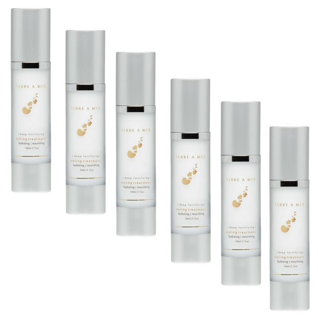 6x TERRE A MER Argan Oil Styling Hair Treatment Bulk Pack - Hydrating Luxury Deep Fortifying